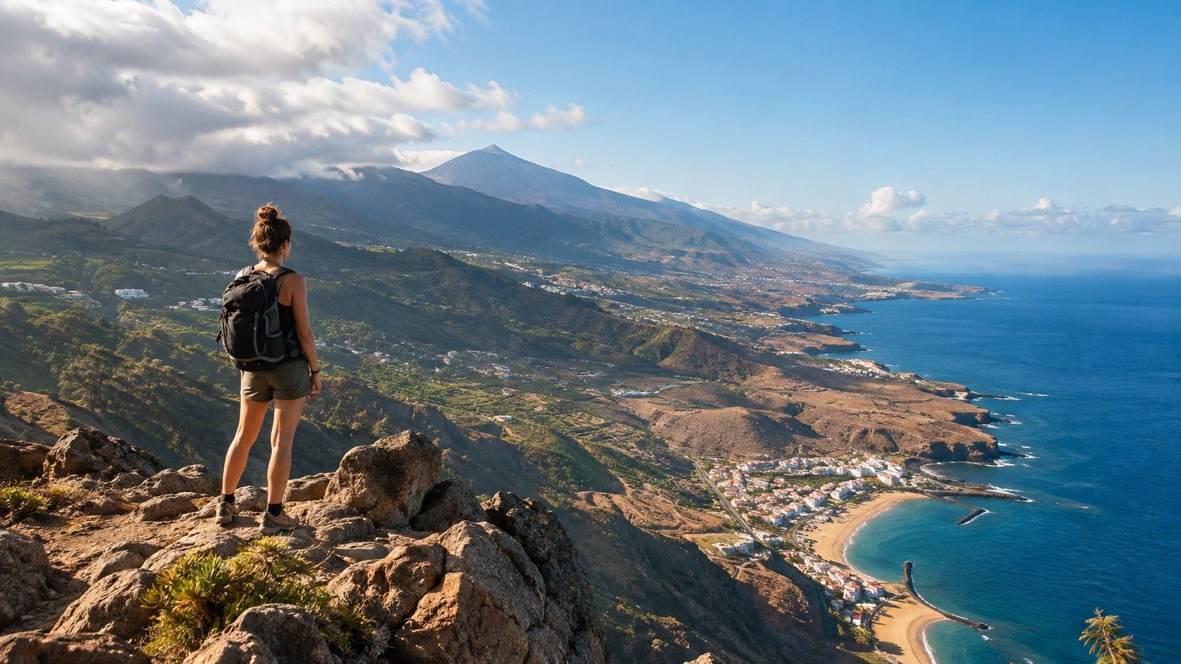 Tenerife north and south coast travel contrast